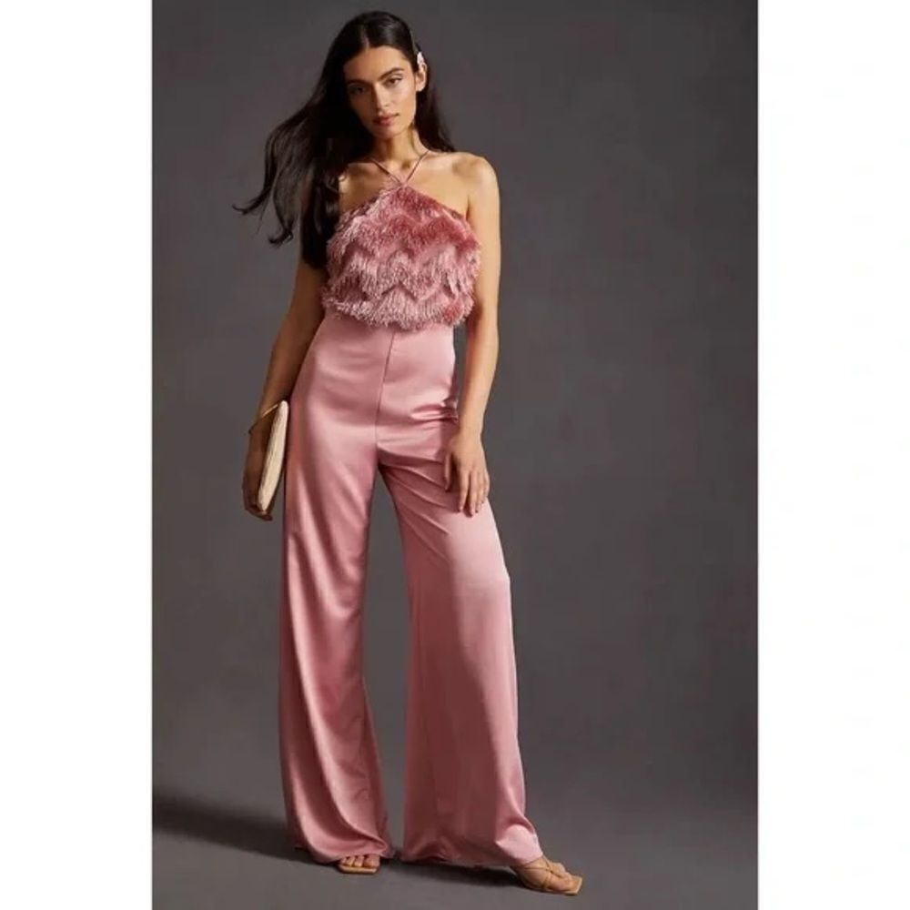 Hutch Feathered Jumpsuit  